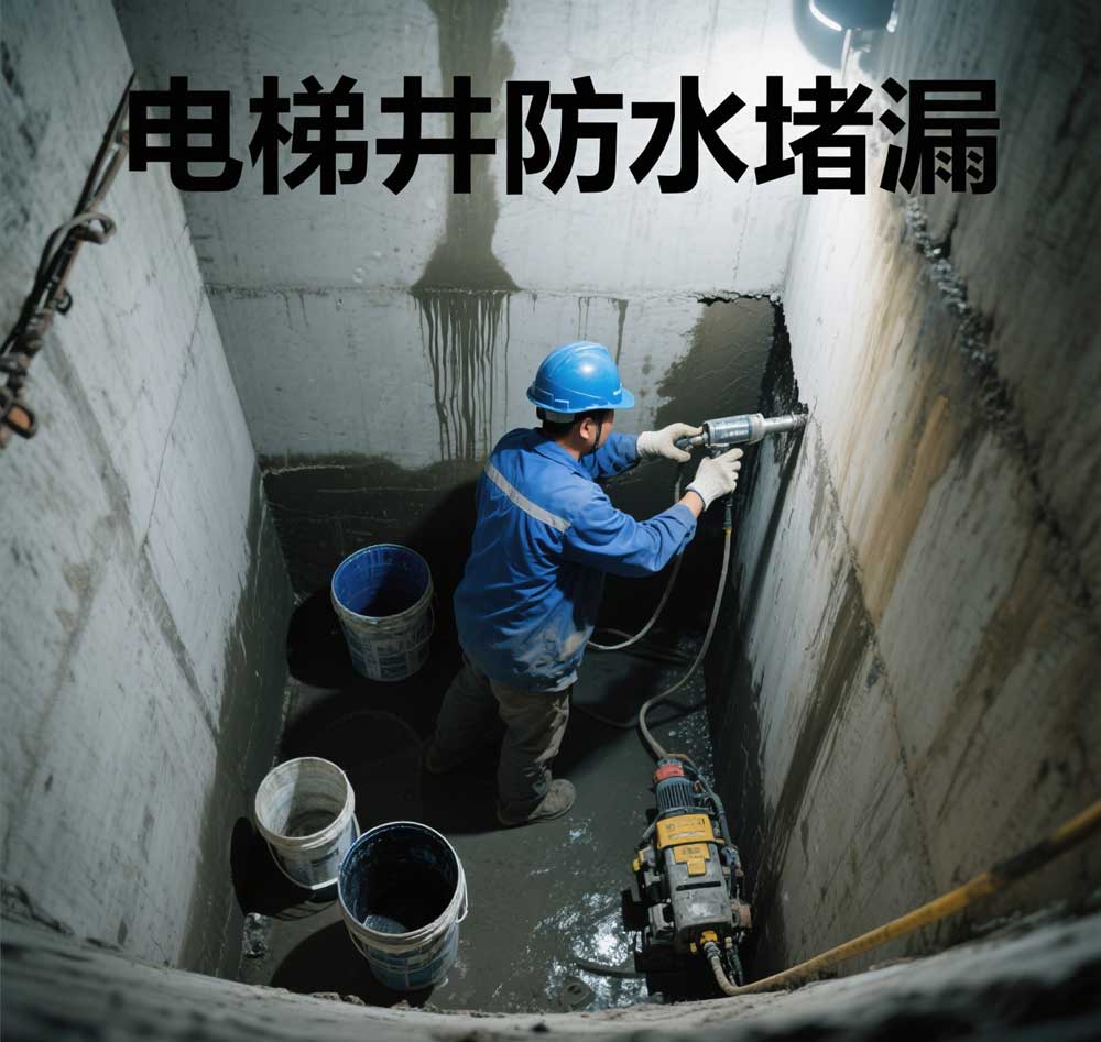 电梯井防水堵漏，南平专业电梯井漏水维修公司